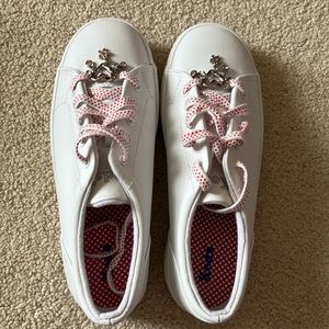 Kids Keds White Leather Shoes Size 4